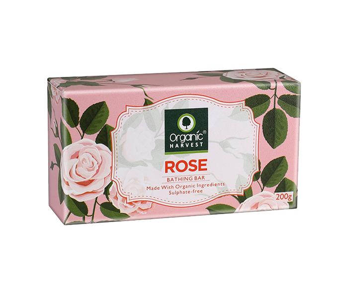 Organic Harvest Rose Bathing Bar - 200g - Zoom Image 1