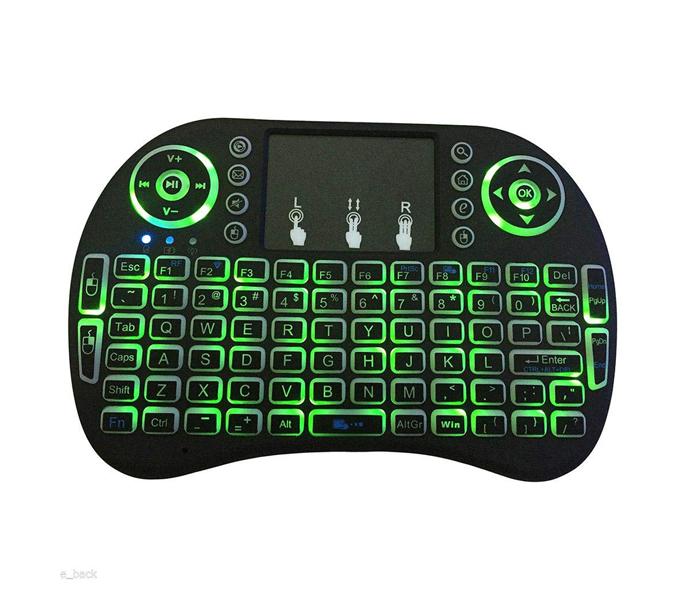 Mini Backlit Wireless Touchpad Keyboard 2.4G Air Mouse For Windows PC, Android TV Box  - Zoom Image 3