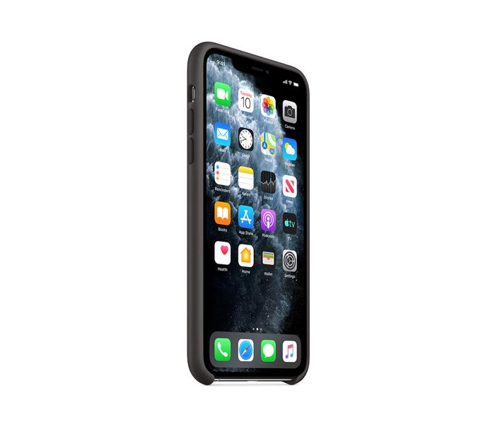 Apple MX002 iPhone 11 Pro Max Silicone Case - Black  - Zoom Image 3