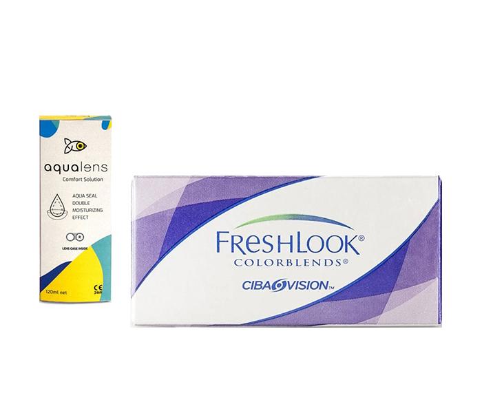 Freshlook Colorblends Ciba Vision Sterling Gray Color Lenses - Pack of 2 - Zoom Image 1