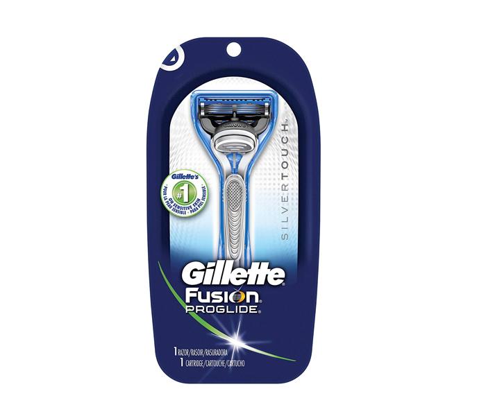 Gillette Fusion Proglide SilverTouch Razor - Zoom Image