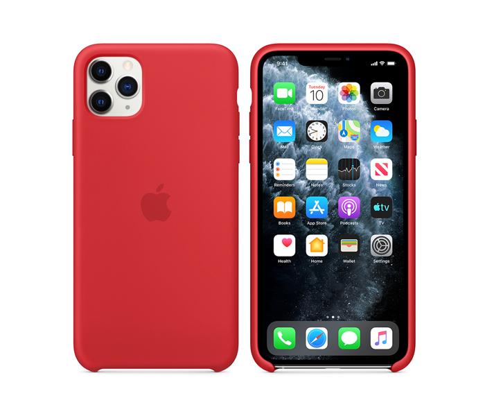 Apple MWYH2 iPhone 11 Pro Silicone Case - Red - Zoom Image 2