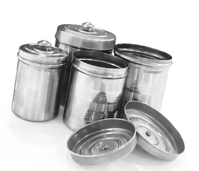 8 Pieces High Quality Stainless Steel Canister Set  - Zoom Image 4