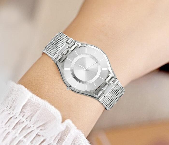 Stainless Steel Wrist Watch for Women - Silver   - Zoom Image 2