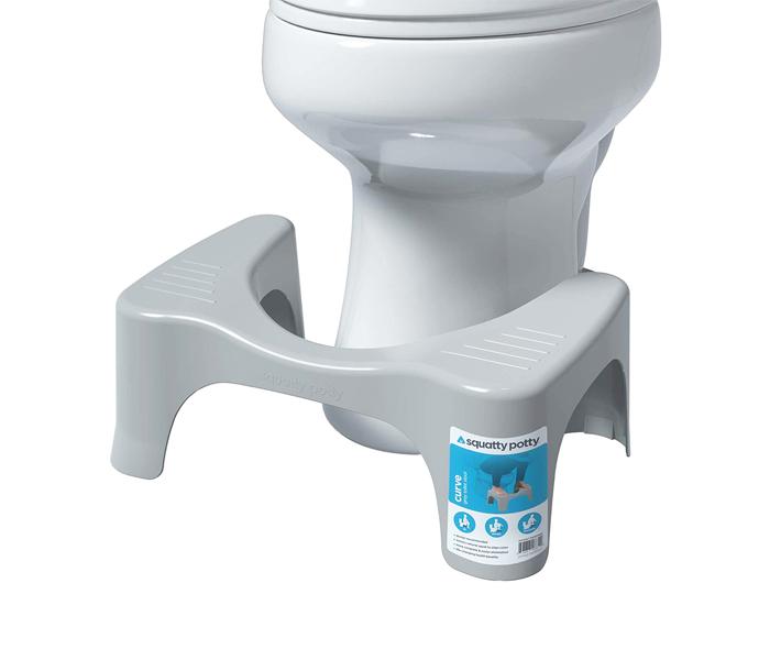 Squatty Potty Curve - Grey Toilet Stoo lSPC-7G - Zoom Image 3