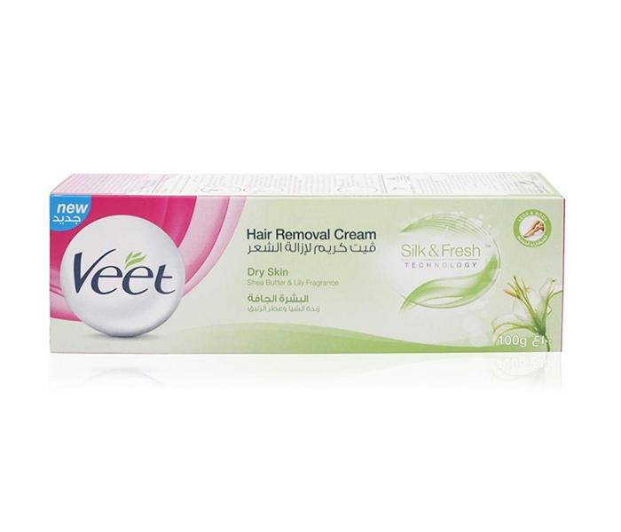 Veet Silk &amp; Fresh Technology Hair Removal Cream for Dry Skin - 100 ml  - Zoom Image