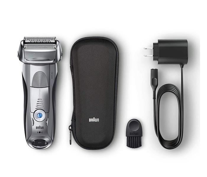 Braun Series 7 Wet &amp; Dry Rechargeable Electric Shaver  - Silver - Zoom Image 3