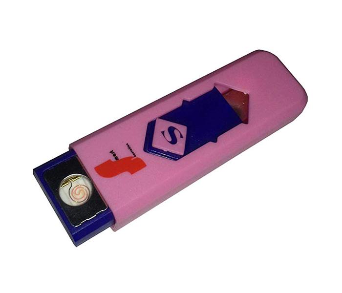 Electronic Rechargeable USB Lighter - Pink - Zoom Image 3