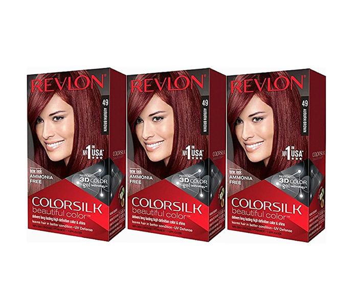 Revlon Colorsilk Beautiful Color - Auburn Brown (3 Count) - Zoom Image