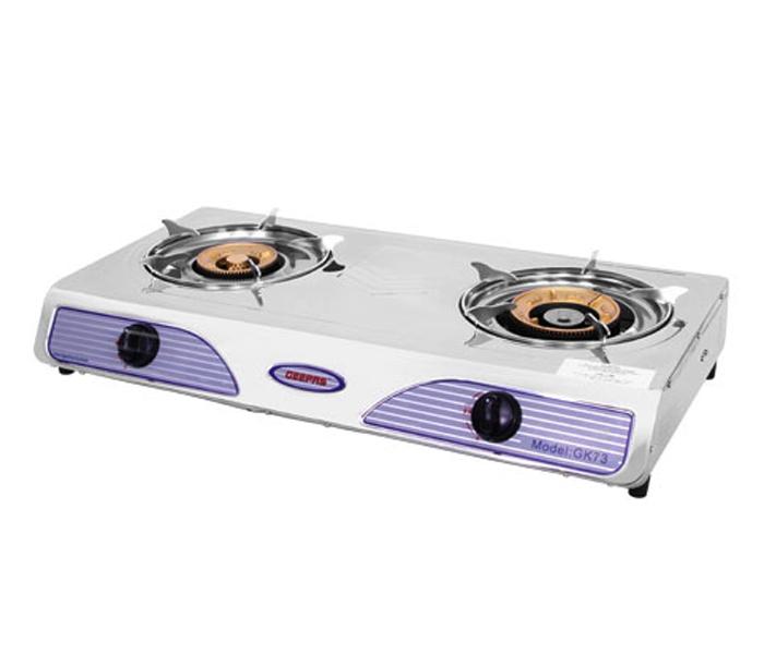 Geepas GK73 Double Gas Burner with Auto Ignition System - Zoom Image 3