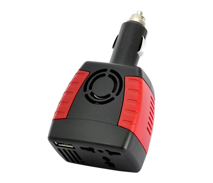 DLC 202 Electrical Converter and Charger for Cars - Black & Red - Zoom Image