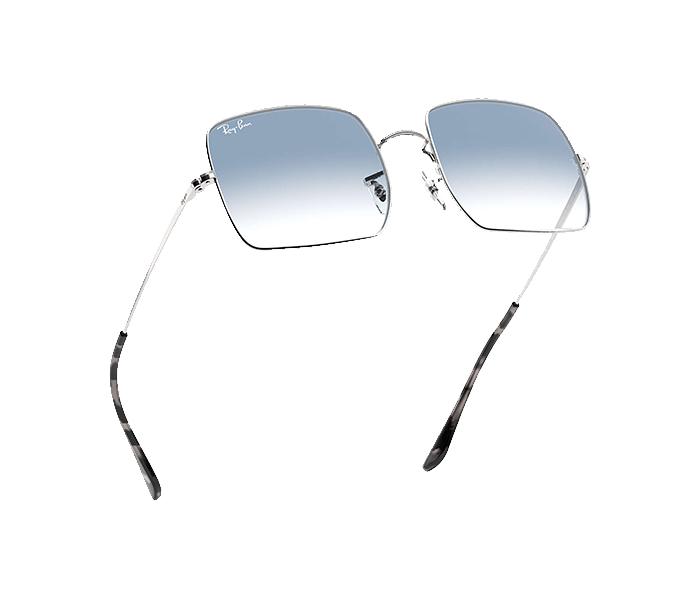 Ray Ban RB1971 91493F 2N 54 Gradient Square Silver Frame with Blue Mirrored Sunglass for Men - Zoom Image 3