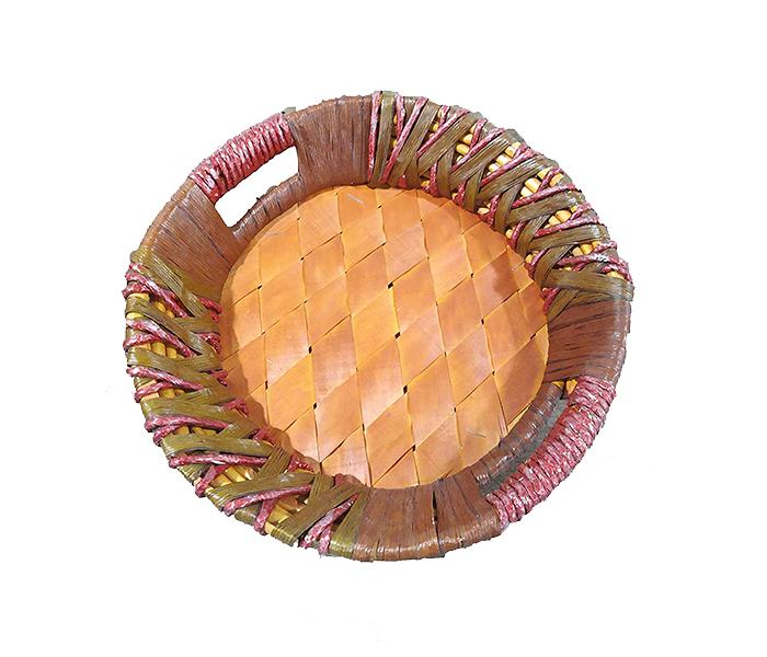 KMTE Round Willow with Bamboo Basket - Zoom Image 2