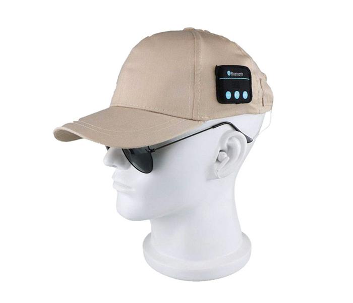 Gloryeleirs Wireless Bluetooth Smart Hat Earphone -  Khaki - Zoom Image 4