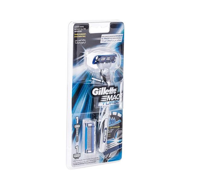 Gillette Mach3 Turbo Men Razor with 1 Cartridge - Zoom Image 2