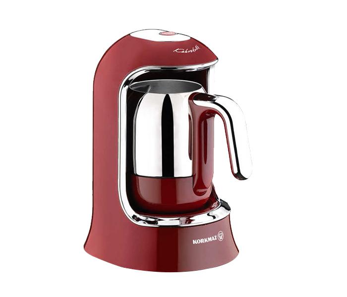 Korkmaz KO-A860-03 400 Watts Kahvekolik Automatic Coffee Maker - Red - Zoom Image 1