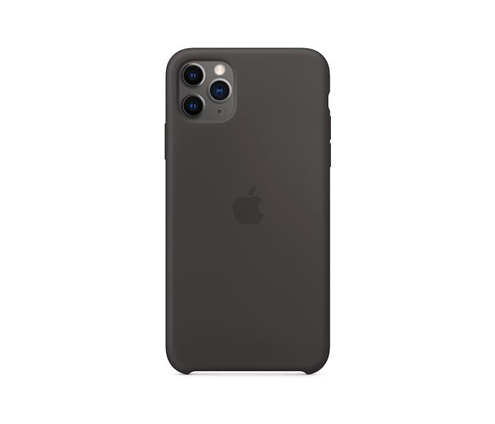 Apple MX002 iPhone 11 Pro Max Silicone Case - Black  - Zoom Image 1