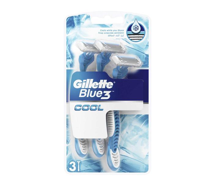 Gillette Blue3 Cool Disposable Razors - Pack of 3 - Zoom Image 1