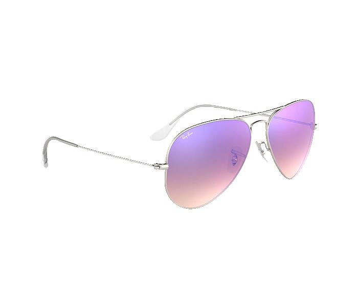 Ray Ban RB3025 019 8B 3N 58 Pilot Matt Silver Frame with Blue Mirrored Sunglass for Unisex - Zoom Image 4