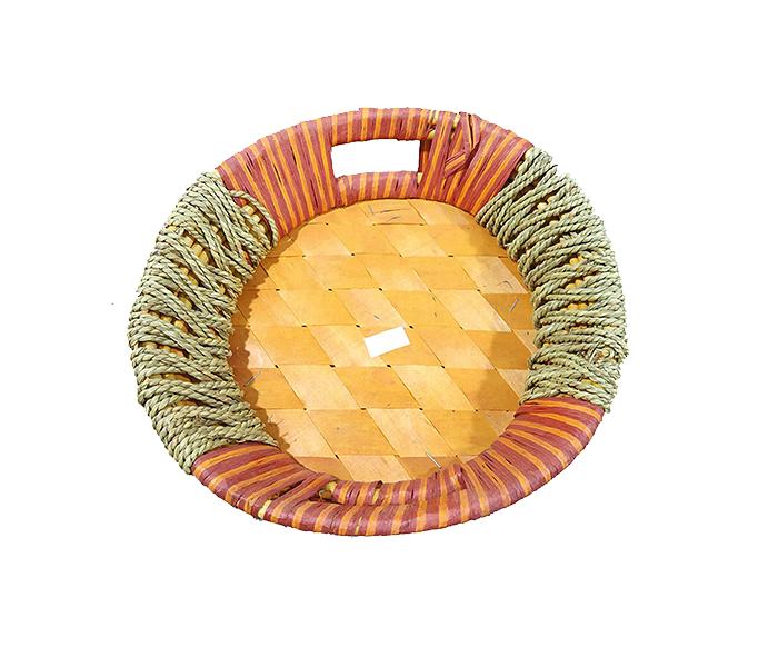 KMTE Round Willow with Bamboo Basket - Zoom Image 1