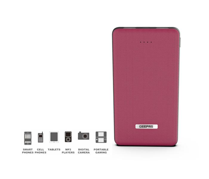 Geepas GPB58026 Dual USB Powerbank - 10000mAh - Zoom Image