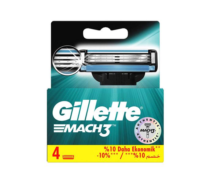 Gillette Mach 3 Razor Cartridges - Pack of 4  - Zoom Image 1