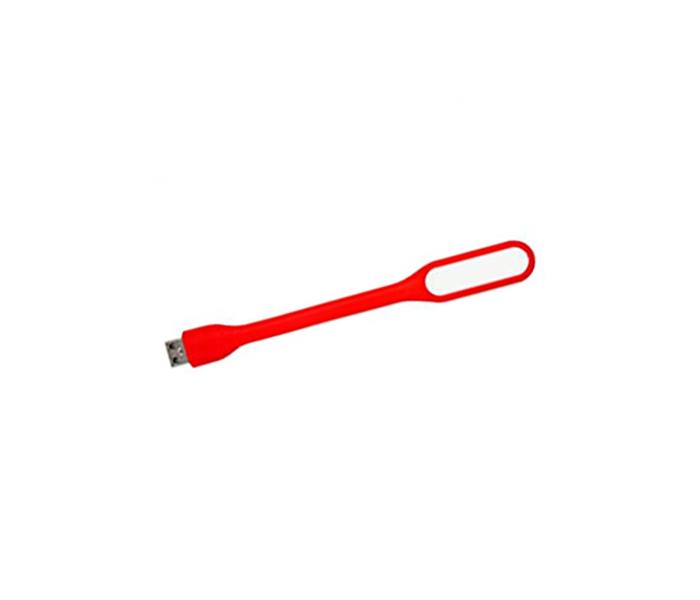 Mini Portable Flexible USB LED  Booking Light For Laptop - Red - Zoom Image 4