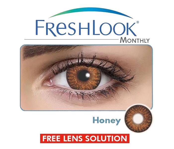 Freshlook Colorblends Ciba Vision Honey Color Lenses - Pack of 2 - Zoom Image 2