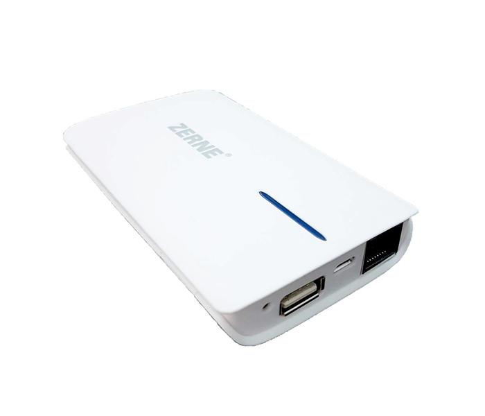 3G Pocket Wifi Router with Wifi Sharing and Power Bank - White - Zoom Image 4