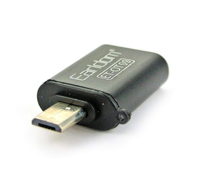 Earldom ET-OT09  OTG Micro USB to USB 2.0 Adaptor - Black - Zoom Image 4