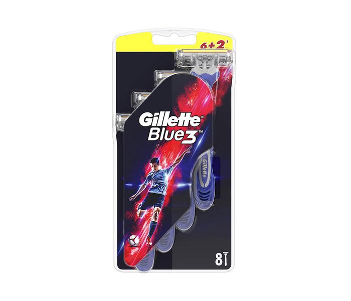 Gillette Blue3 Football Disposable Razor - Pack of 8 - Zoom Image 1