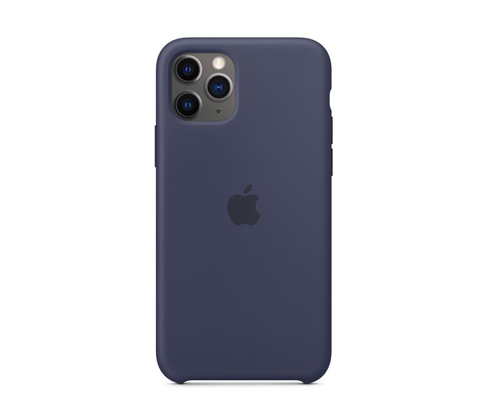 Apple MWYJ2 iPhone 11 Pro Silicone Case - Midnight Blue  - Zoom Image 1