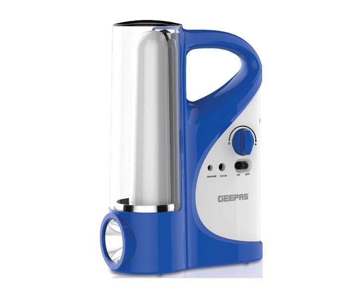 Geepas GE5565 18 LED Rechargeable Emergency Lantern with Torch - Blue - Zoom Image