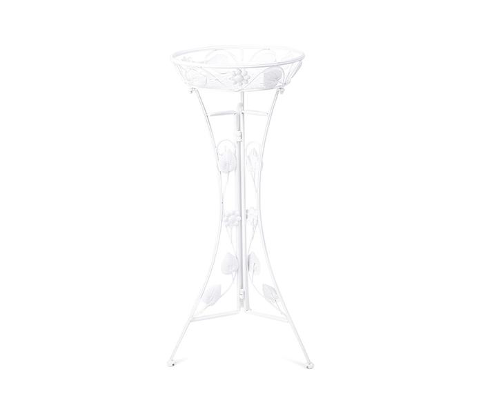 KMTE Steel Flower Pot Stand - White, 34 x 79.5 x 32.5cm - Zoom Image 1