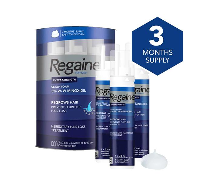 Regaine For Men Hair Regrowth Foam 3 x 73ml  - Zoom Image 4