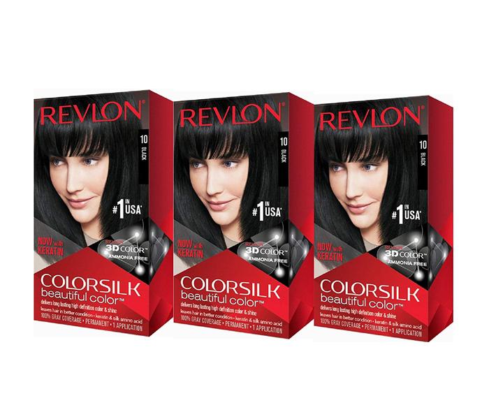 Revlon ColorSilk Beautiful Color - Black (3 Count) - Zoom Image