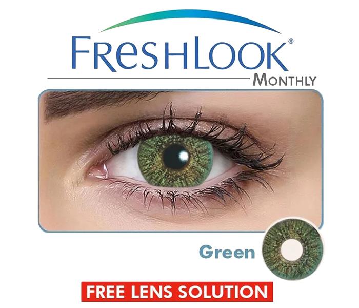 Freshlook Colorblends Ciba Vision Green Color Lenses - Pack of 2 - Zoom Image 1