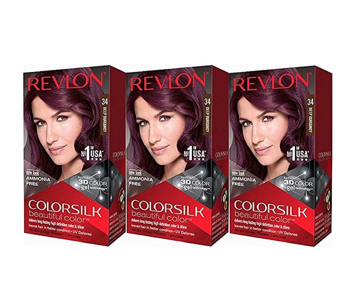 Revlon Colorsilk Beautiful Color - Deep Burgundy (3 Count) - Zoom Image