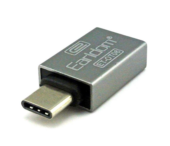 Earldom USB To Type C OTG Adapter - Silver - Zoom Image 2