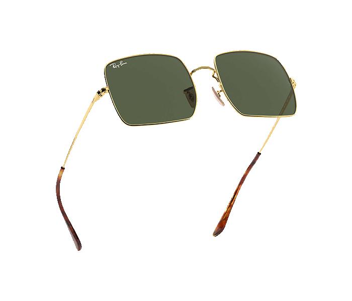 Ray Ban RB1971 914731 3N 54 Classic G-15 Square Gold Frame with Green Mirrored Sunglass for Unisex - Zoom Image 3