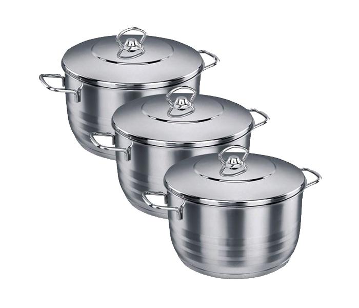 Korkmaz KO-A1886 6 Pieces Astra Jr. Stainless Steel Cookware Set - Silver - Zoom Image