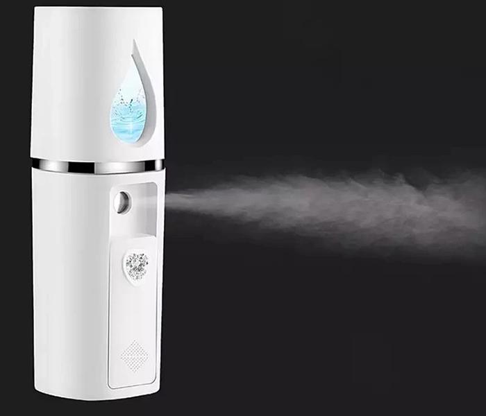 TZ252 Portable Nano Mist Sprayer Facial Body Nebulizer Steamer - Black - Zoom Image 2