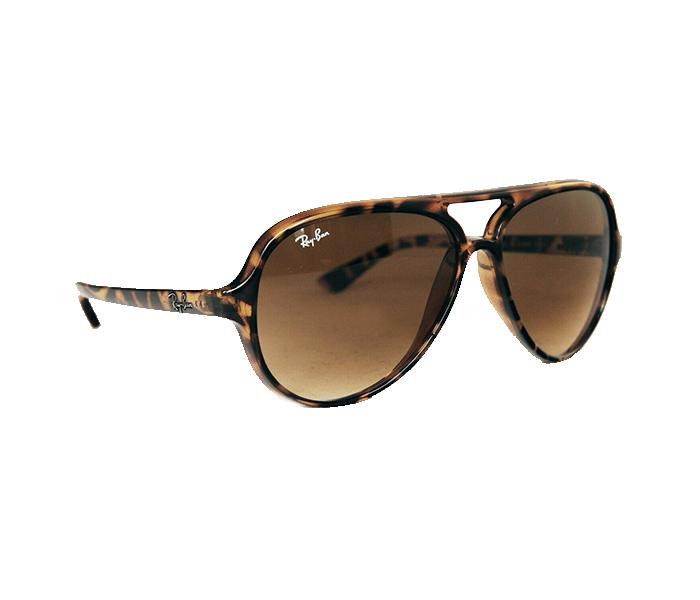 Ray Ban RB4125 710 51 2N 59 Cats 5000 Classic Pilot Tortoise Frame with Light Brown Mirrored Sunglass for Unisex - Zoom Image 3