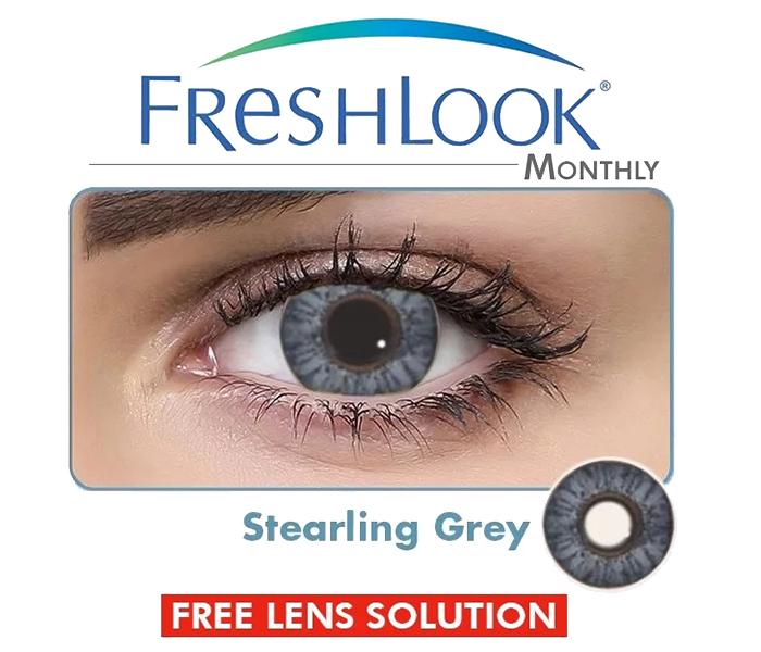 Freshlook Colorblends Ciba Vision Sterling Gray Color Lenses - Pack of 2 - Zoom Image 2