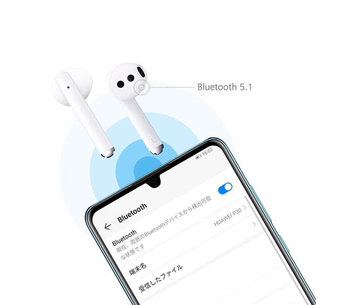 Huawei FreeBuds 3 - Wireless Bluetooth Earphone - White - Zoom Image 7