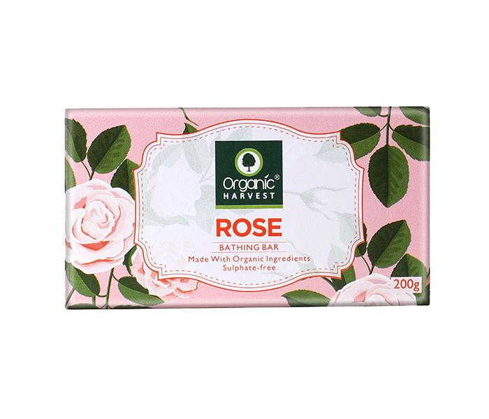 Organic Harvest Rose Bathing Bar - 200g - Zoom Image 2