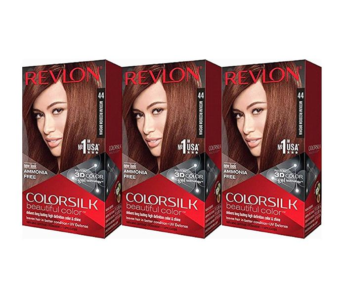 Revlon Colorsilk Beautiful Color - Medium Reddish Brown (3 Count) - Zoom Image