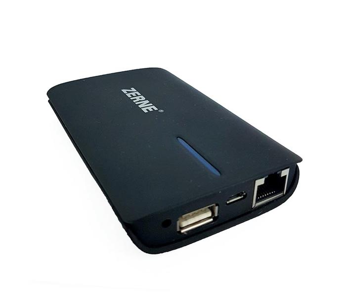 3G Pocket Wifi Router with Wifi Sharing and Power Bank - Black - Zoom Image 4