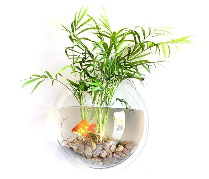 KMTE The New Aquarium Glass Vase Fish Tank - Clear - Zoom Image 3