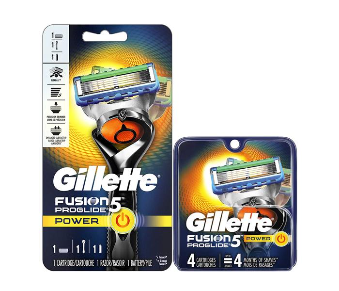 Gillette Fusion5 ProGlide Power Razor with 4 Cartridges - Zoom Image